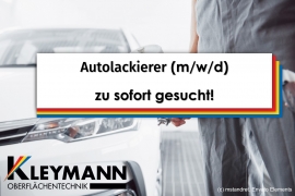 Autolackierer (m/w/d) für hochwertige Lackierarbeiten zu sofort gesucht!